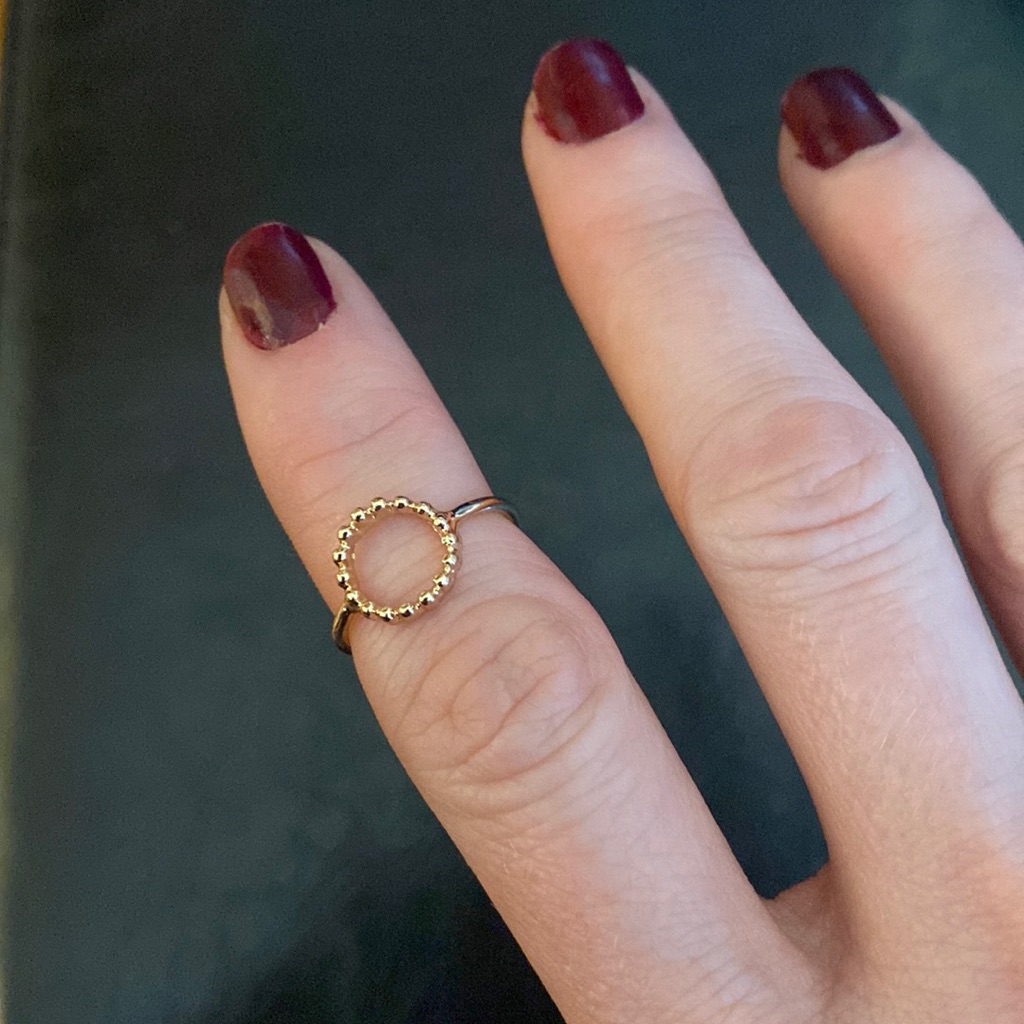 Gold Circle Ring